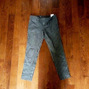 Banana Republic Sloan Fit Women's B&W Striped Pants Size 00